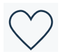 Icon of a heart